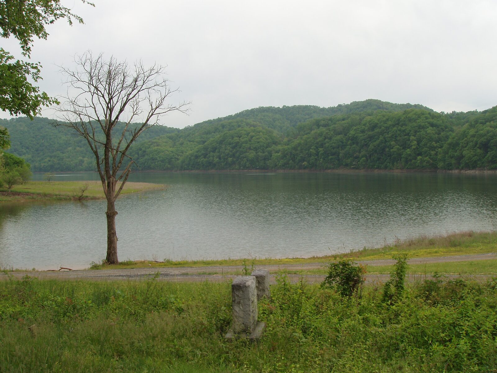 View of Cherokee Lake from Galbraith Cemetery, 2008